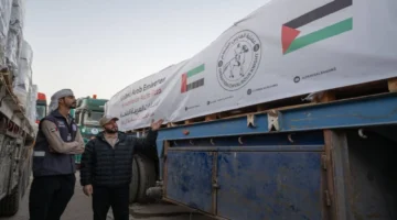 القافلة رقم 301.. دخول 290 طنا من المساعدات الغذائية لقطاع غزة